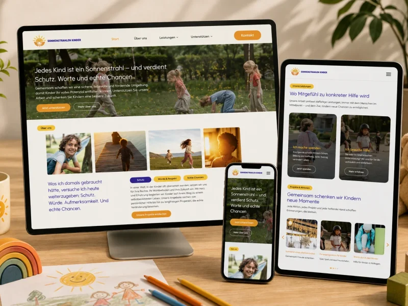 sonnenstrahlen-kinder-wordpress-nonprofit-website-mockup-mohammad-hasan